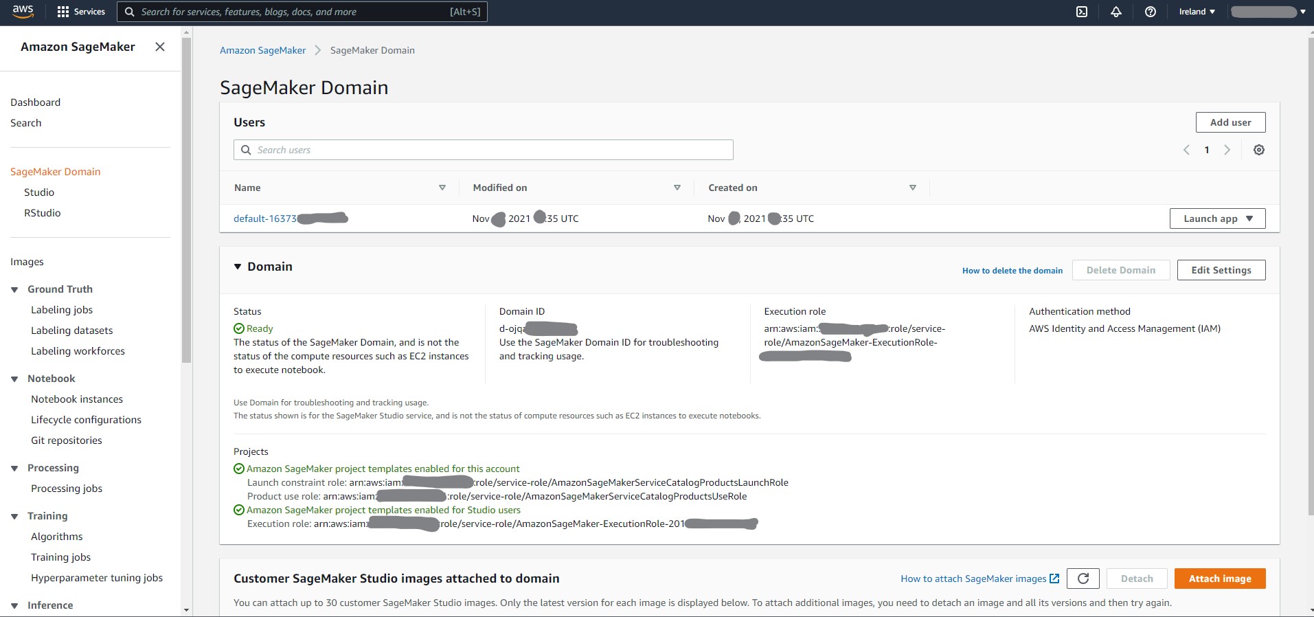 AWS SageMaker console UI is quite technical. AWS SageMaker console UI is quite technical.