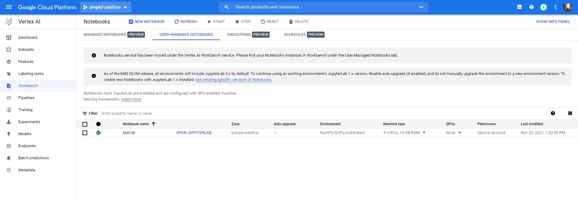 Vertex AI in Google Cloud console. Vertex AI in Google Cloud console.